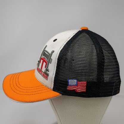 360 Apparel Baseball Cap White Orange One Size Kenworth Sales Mesh Back Hat