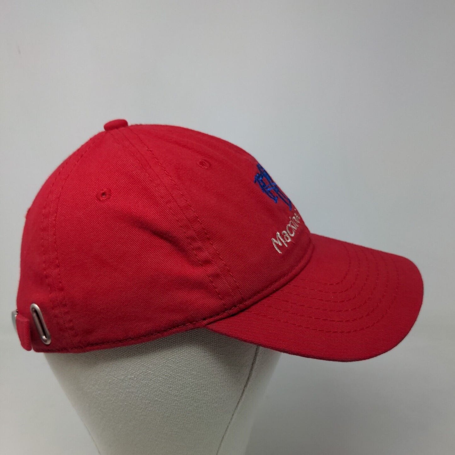 Mackinac Island Boy's Slideback Hat Red Size Child Embroidered Logo