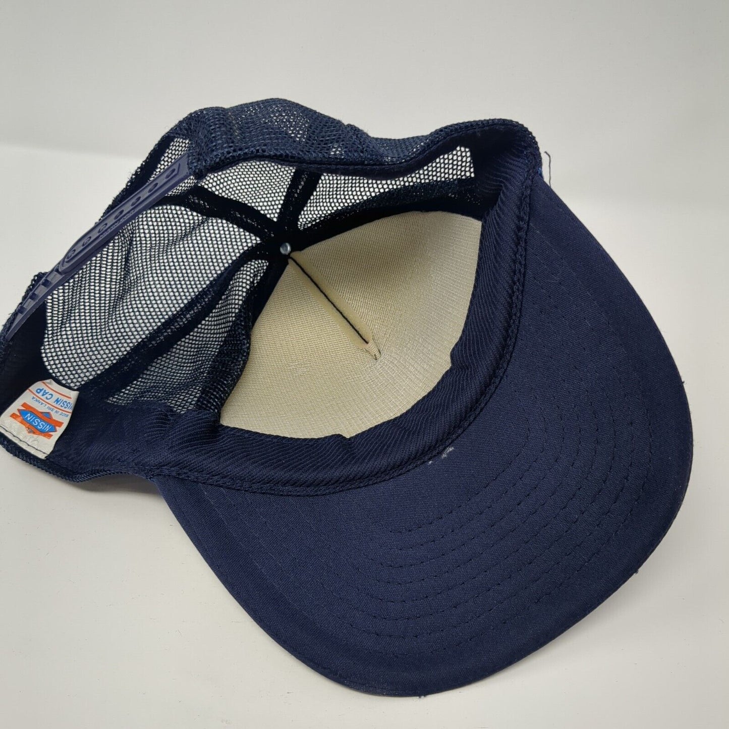 I'm Going Nuckin Futs Snapback Rope Trucker Hat Blue One Size Mesh Back