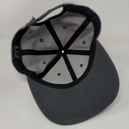 Truck Snapback Hat Gray One Size Embroidered 6 Panel Reloaded Merch