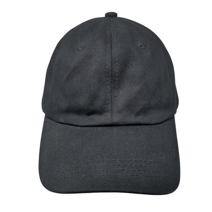 32 Degrees Slideback Hat Black One Size Solid Adjustable Embroidered
