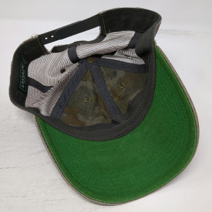 Legacy Trucker Hat Green One Size Camo Mesh Snapback Leather Patch Perigee Group