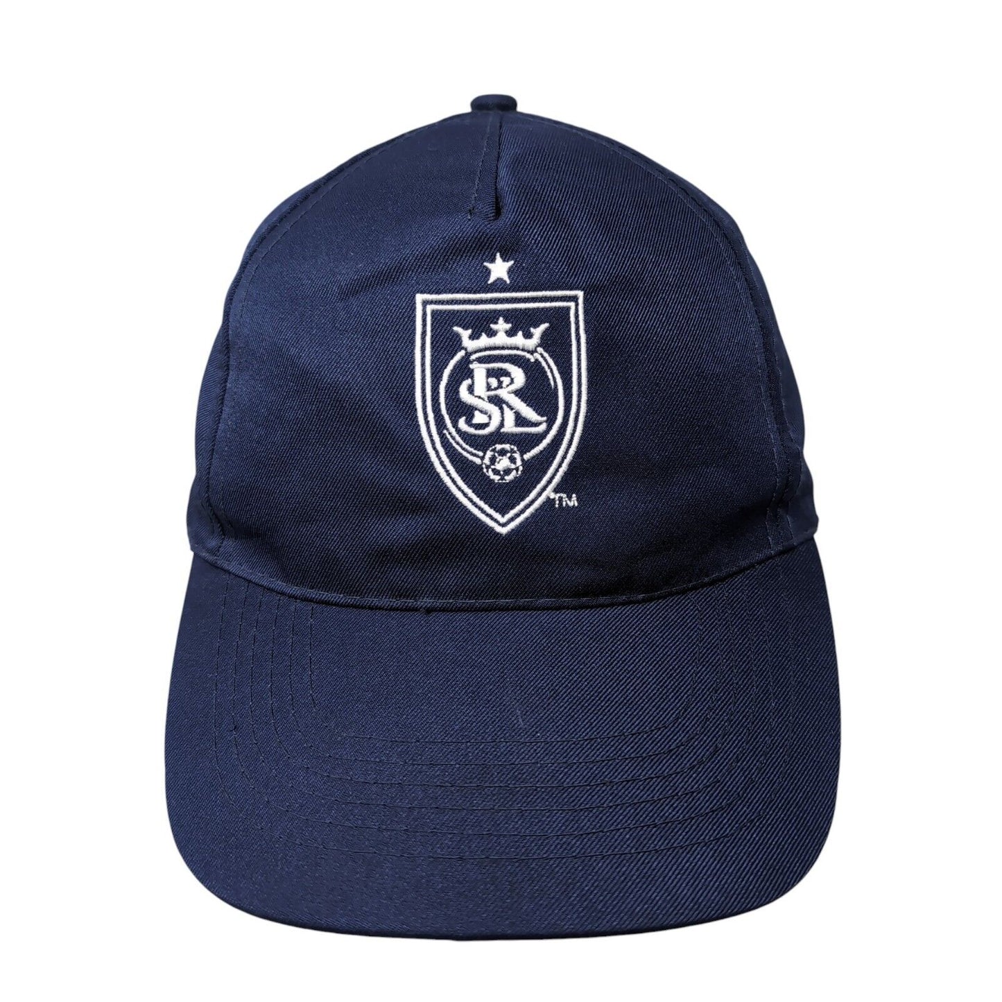SRL Cache Valley Creamery Strapback Hat Blue OS Adjustable Embroidered Hit Wear