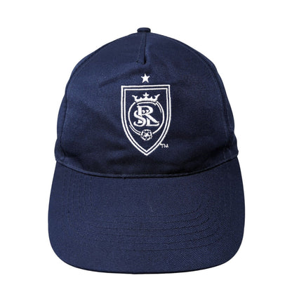 SRL Cache Valley Creamery Strapback Hat Blue OS Adjustable Embroidered Hit Wear
