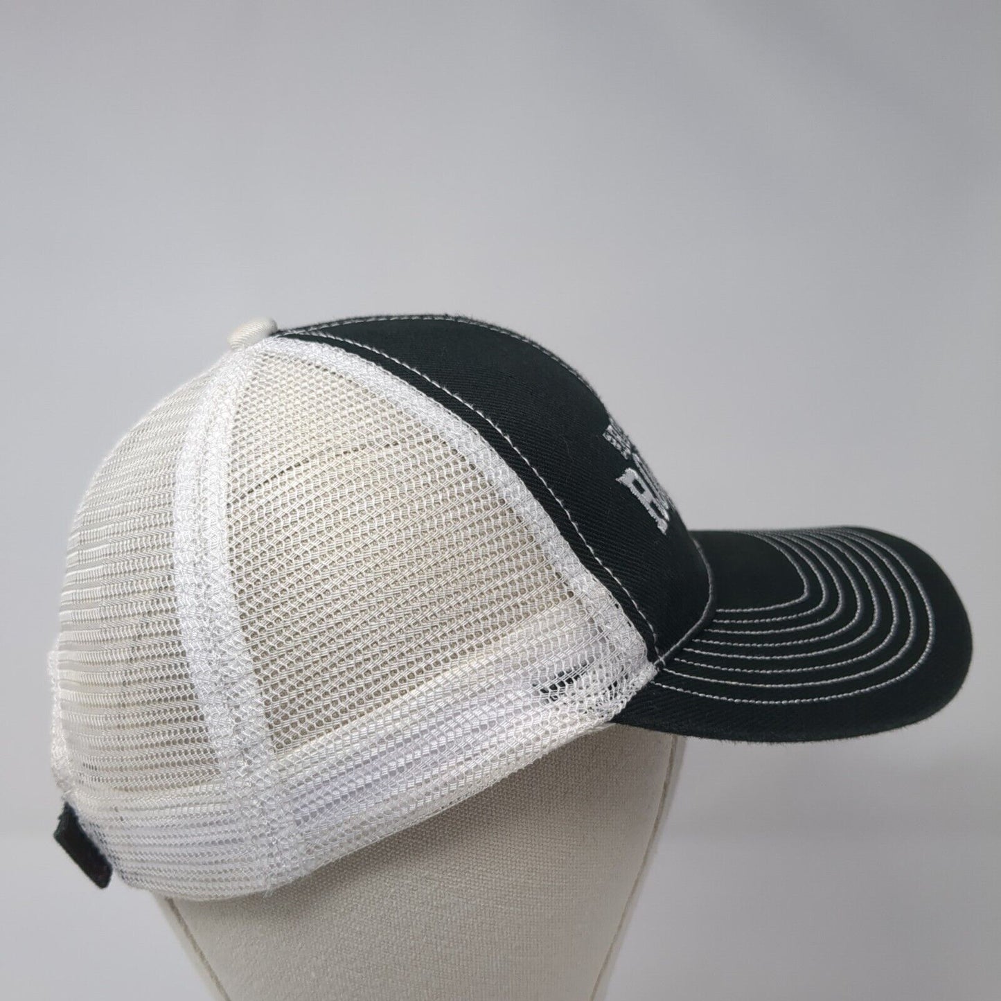 The Rock & Worship Roadshow Strapback Trucker Hat Black One Size Mesh Back