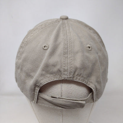 Western Community Strapback Hat Tan One Size Adjustable 6 Panel Port & Company