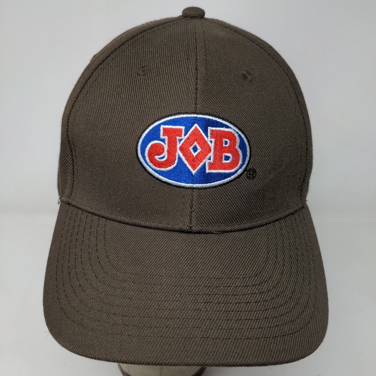 Job Men's Strapback Hat Brown OSFA Embroidered Virgin Rolling Papers Logo