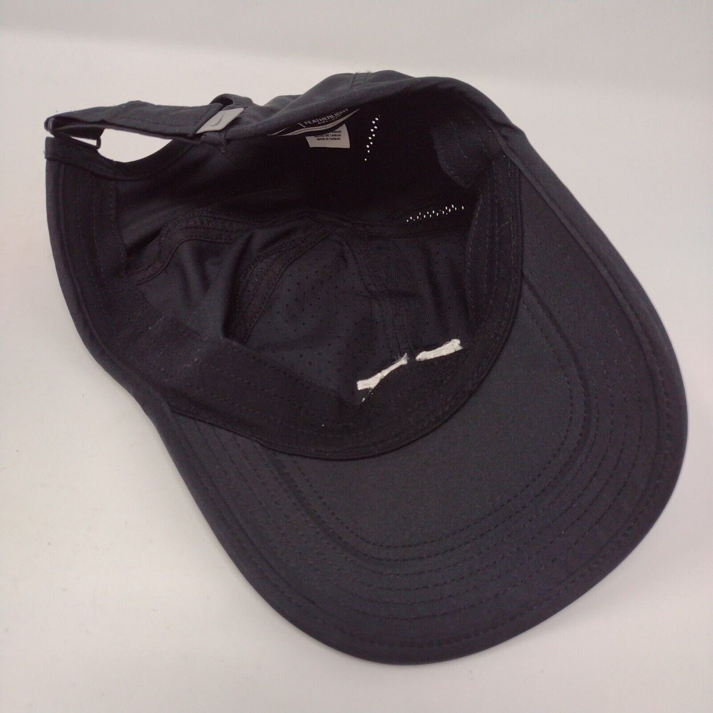 BK Soccer Strapback Hat Black OSFM Embroidered Nike Featherlight