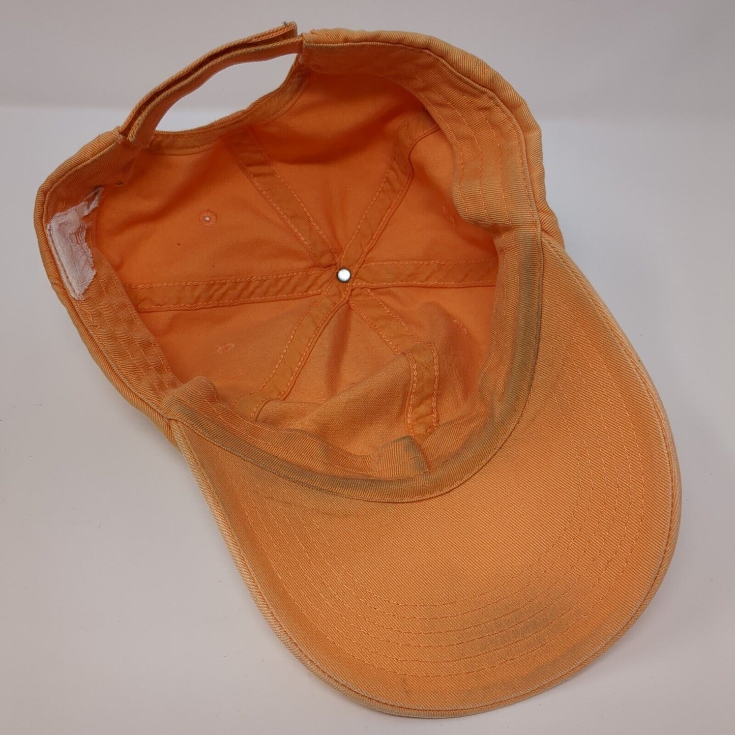 Yankee Fork Gold Dredge Bonanza Idaho Strapback Hat Orange Adjustable 6 Panel