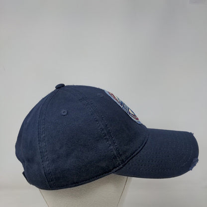 Woods Bay Montana Flathead Lake Patch Strapback Hat Blue OSFM Otto