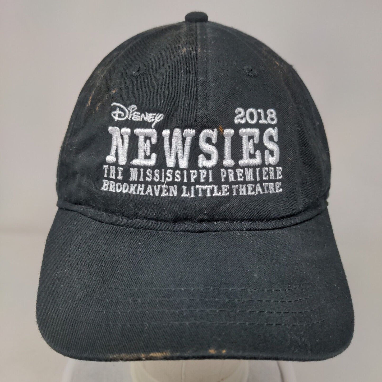 Disney Newsies The Mississippi Premiere 2018 Slideback Hat Black OSFM