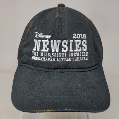 Disney Newsies The Mississippi Premiere 2018 Slideback Hat Black OSFM