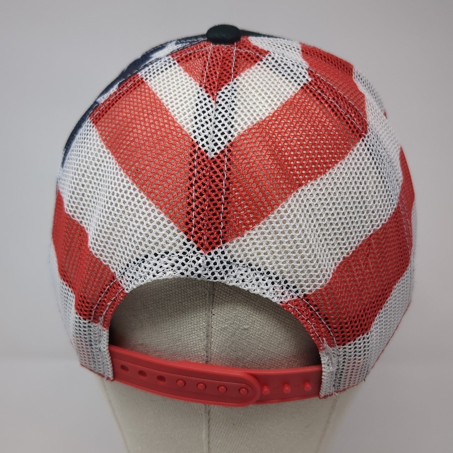 M Snapback Trucker Hat Multicolor OS Adjustable Patriotic Stars &Stripes Katl