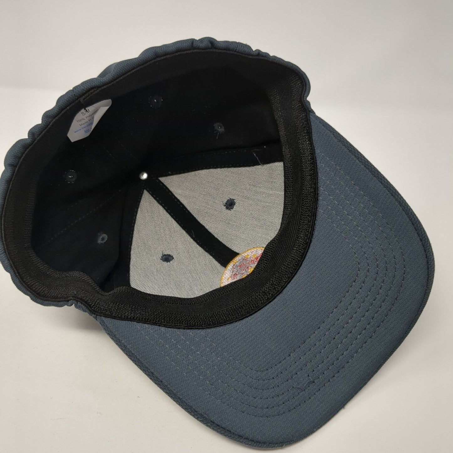 Ono Gelato Ice Cream Fitted Hat Gray S/M Embroidered Stretch 6 Panel