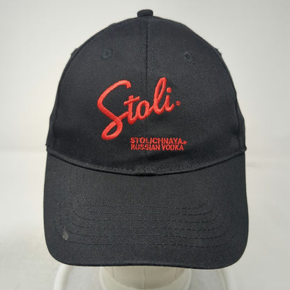 AMC Stoli Stolichnaya Russian Vodka Hat Black Baseball Cap One Size Fitted