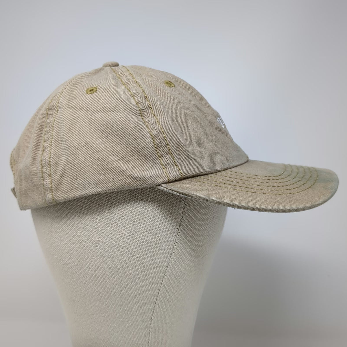 Hit Promo Baseball Cap Beige One Size Ginger Embroidered Strapback Cotton Hat
