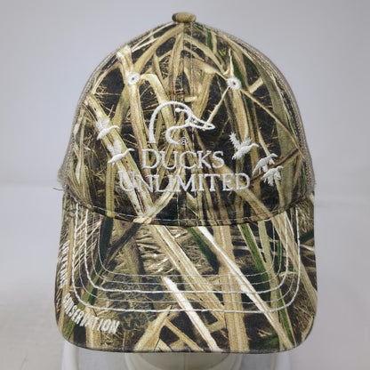 Outdoor Cap Ducks Unlimited Baseball Cap Brown One Size Camo Mesh Back Hat 2017