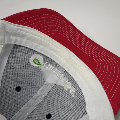 Direct Caps Hilleshog Trucker Hat Blue Red White One Size Mesh Snapback Cotton