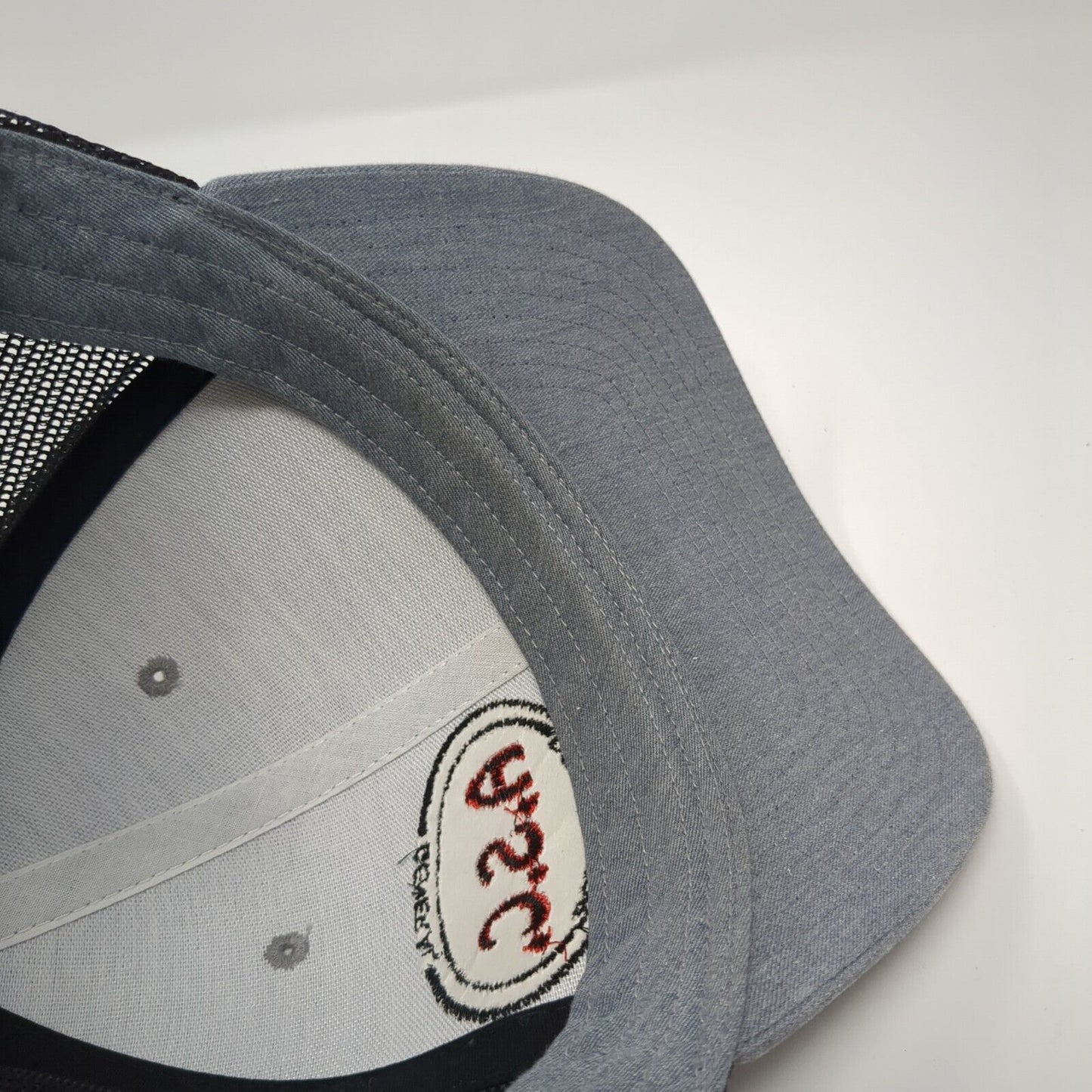 A.S.C. General Contractor Snapback Trucker Hat Gray One Size Mesh Back
