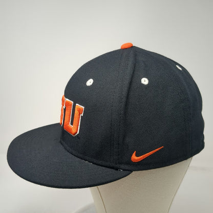 Oregon State Beavers NCAA Nike Cap Black 7 1/8 Dri-Fit Flat Brim Embroidered Hat