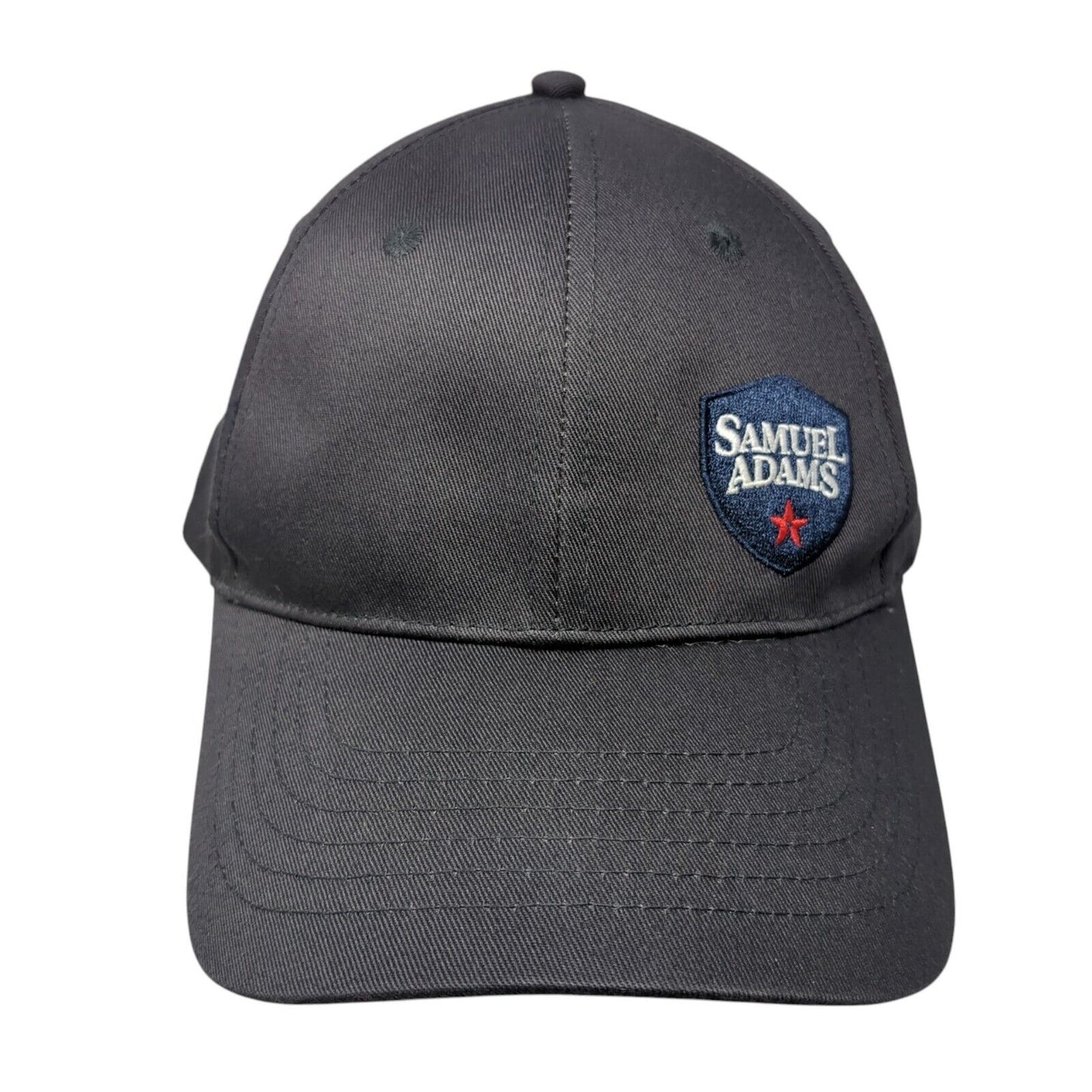 Samuel Adams Snapback Hat Gray One Size Adjustable Embroidered Solid