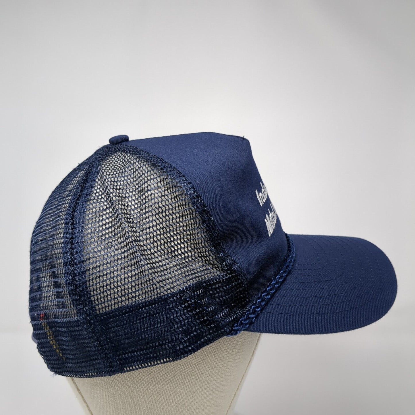 Industrial Metal Cleaning Snapback Rope Trucker Hat Blue One Size Nissin