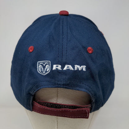 Dodge Ram Flag Strapback Hat Multi One Size Embroidered Colorblock