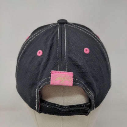 Duck Commander Strapback Hat Black One Size Adjustable Embroidered 6 Panel