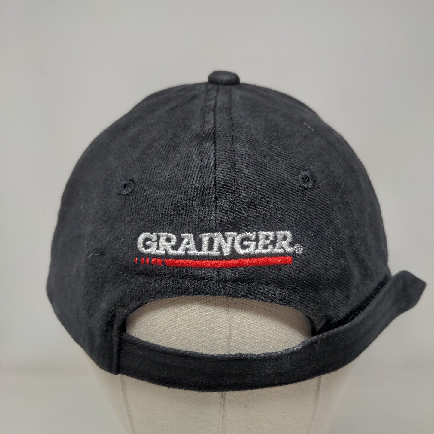 Optimum Maschinen-Germany Strapback Hat Black One Size Embroidered