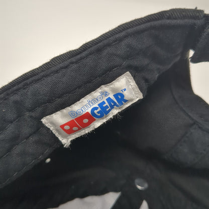 Domino's Gear Strapback Hat Black One Size Embroidered Logo Crew Uniform