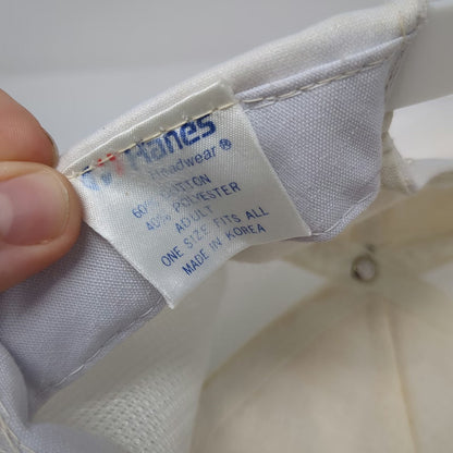 Hanes 5 Panel White Red Green One Size Snapback Mesh Hat Dovex Commodities Corp