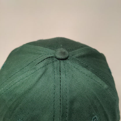 Warrior Custom Golf .Com Strapback Hat Green One Size Adjustable Embroidered