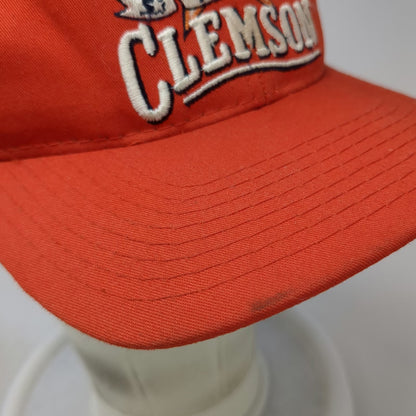 Starter Clemson Tigers NCAA Hat Orange Snapback Green Underbill Cap Vintage