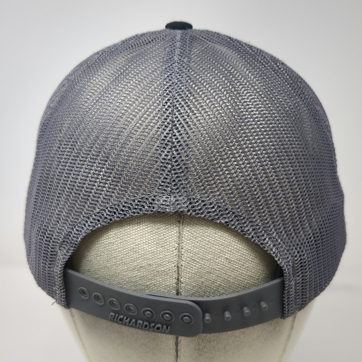Richardson Trucker Hat Black L Ryker Strong LR Cross American Flag Mesh Snapback