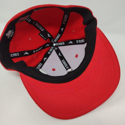 Info Icon Fitted Hat Red 7 3/8-8 Lightweight Pac-Flex D-Series Pacific Headwear