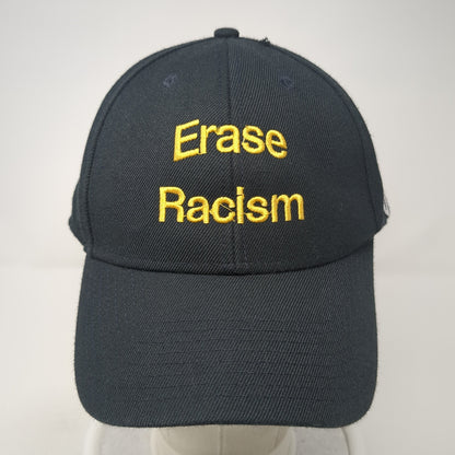 Erase Racism Strapback Hat Black One Size Adjustable Embroidered '47