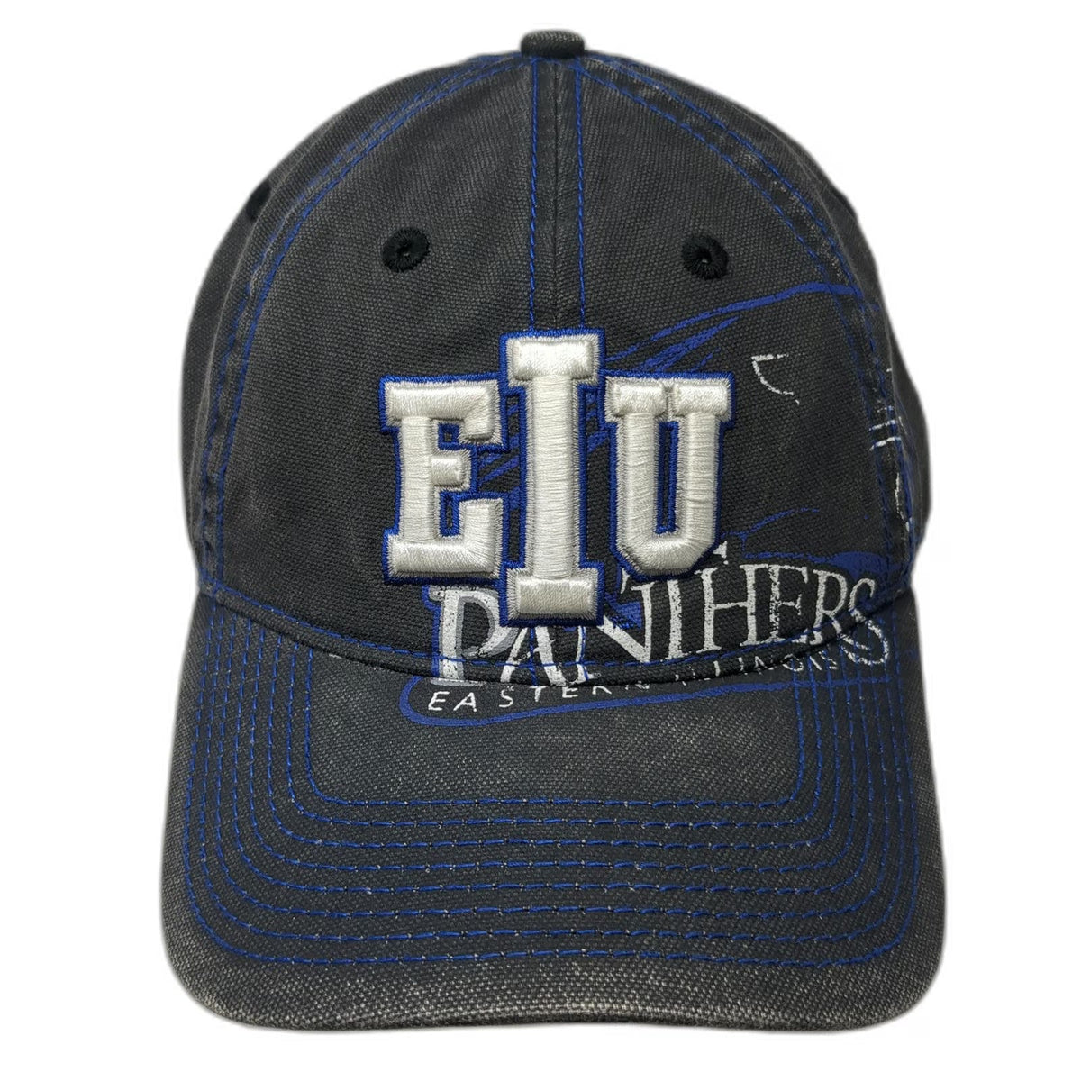 Eastern Illinois Panthers NCAA The Game Cap Hat Gray Blue White One Size Logo