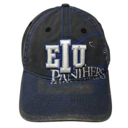 Eastern Illinois Panthers NCAA The Game Cap Hat Gray Blue White One Size Logo