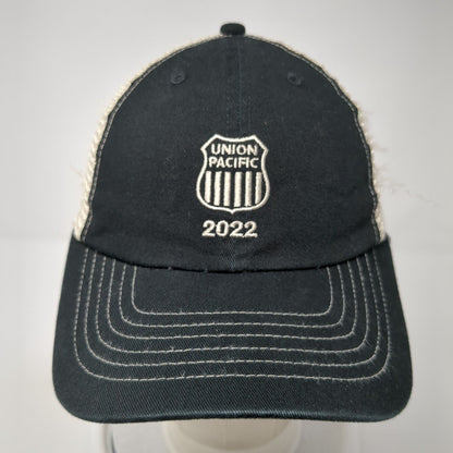 Union Pacific 2022 Slideback Trucker Hat Black OS Adjustable Mesh Back Sportsman