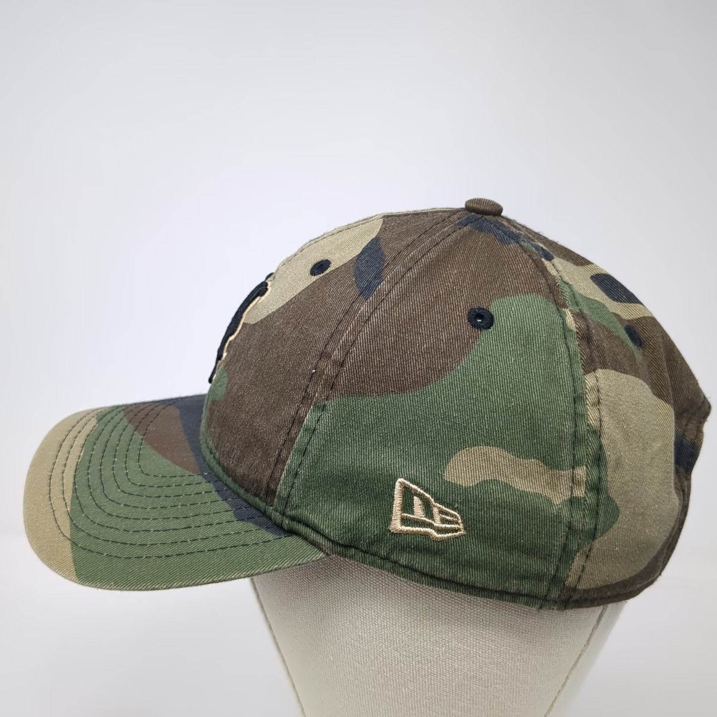 New Era New York Mets MLB Baseball Cap Green Camo One Size 9TWENTY Slideback Hat