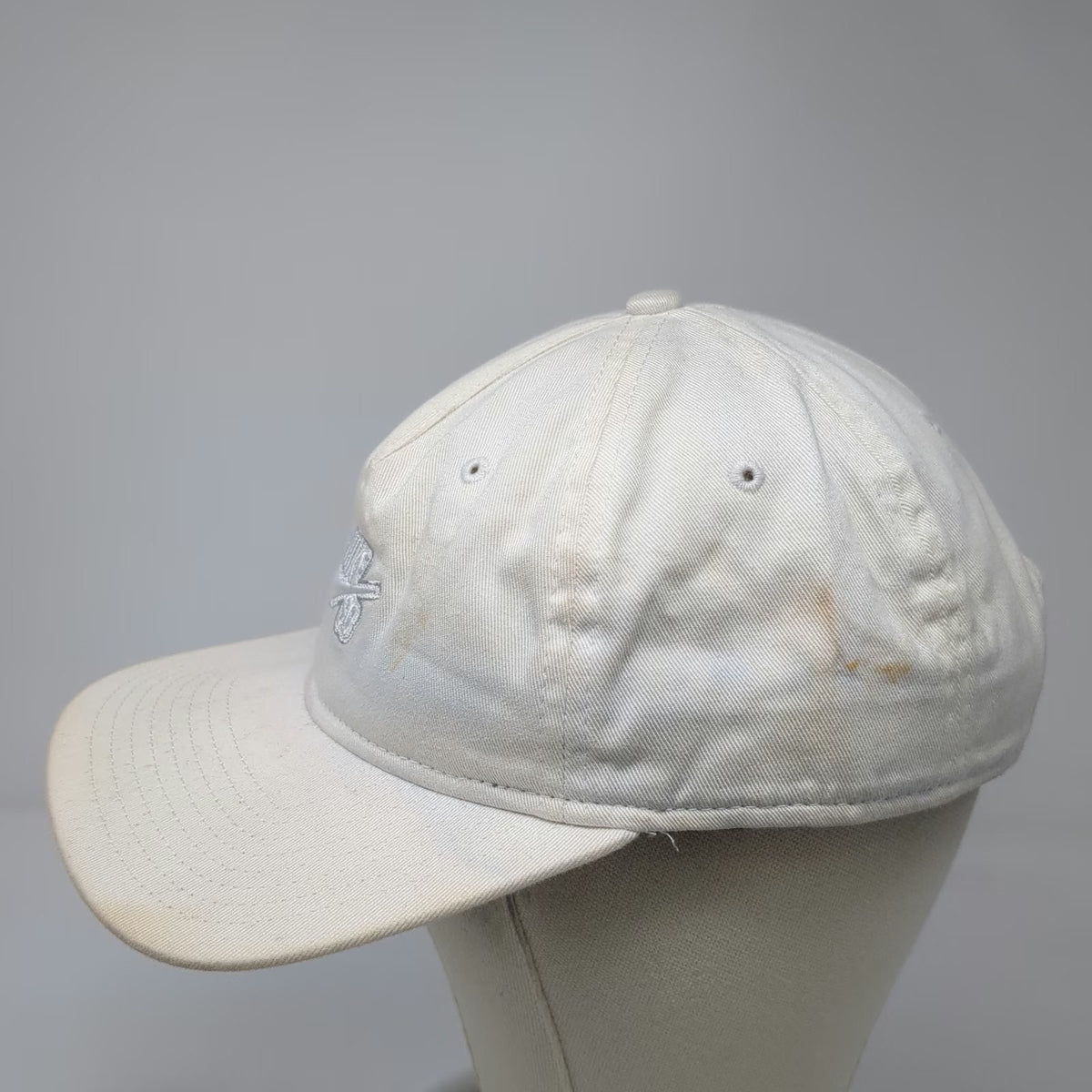 Nike 5 Panel Hat White One Size Snapback SB Embroidered Logo Skateboard Cap