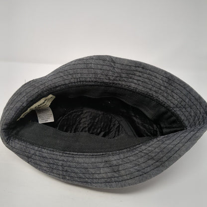 Vintage Crown Co Bucket Hat Gray S/M Solid Lined Blank Outdoor