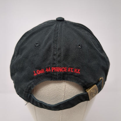 Cherry Slideback Hat Black One Size J. Galt 44 Prince St. NY Newhattan