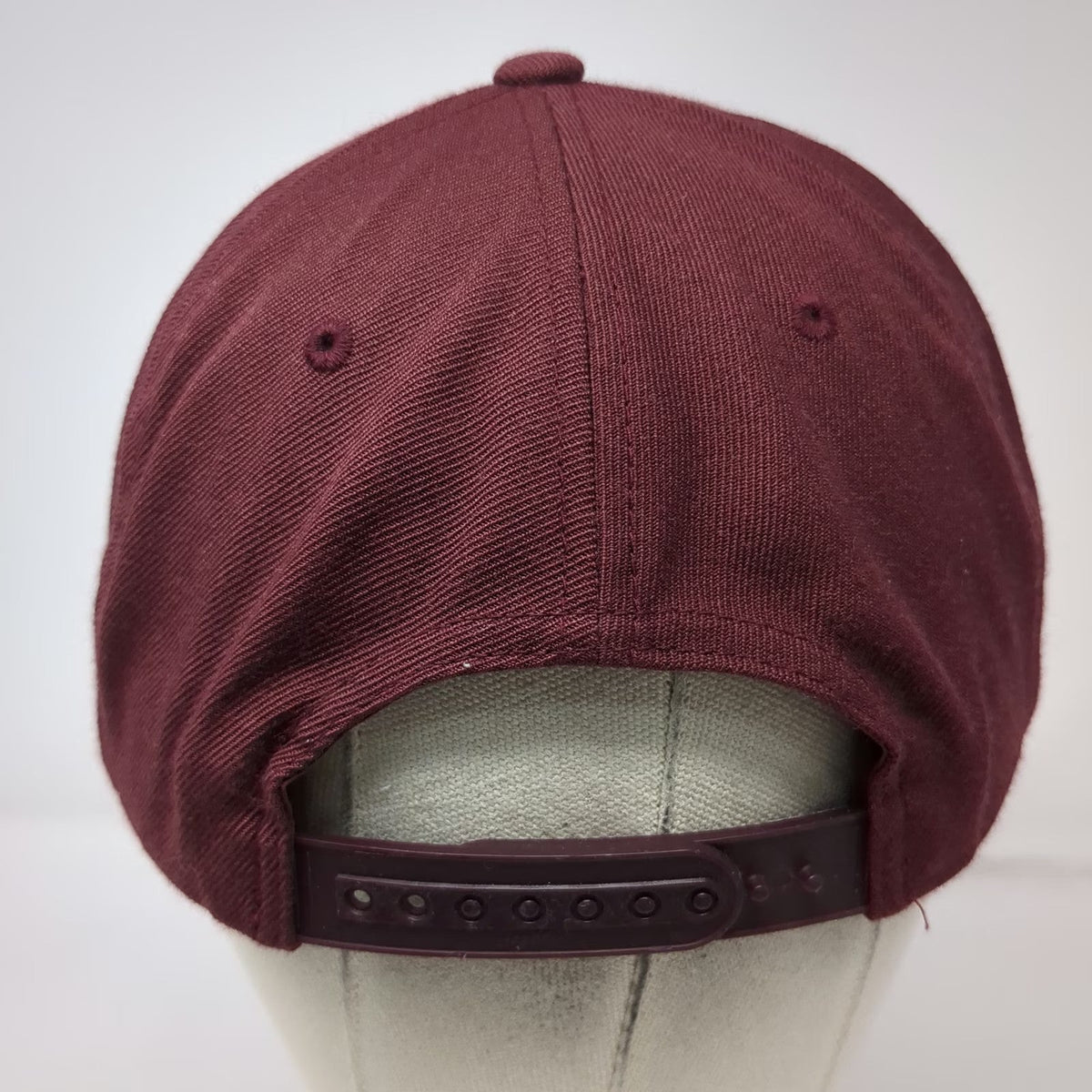 Anetik Snapback Red One Size Hat Wool Blend Green Undervisor Comfort In Chaos