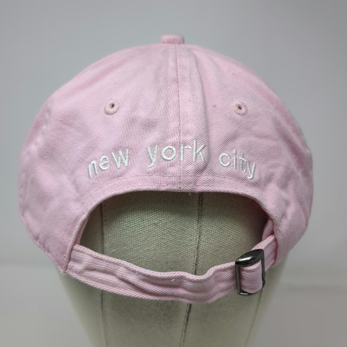 Cobra Baseball Cap Pink One Size NYC New York City Hat Slideback Embroidered