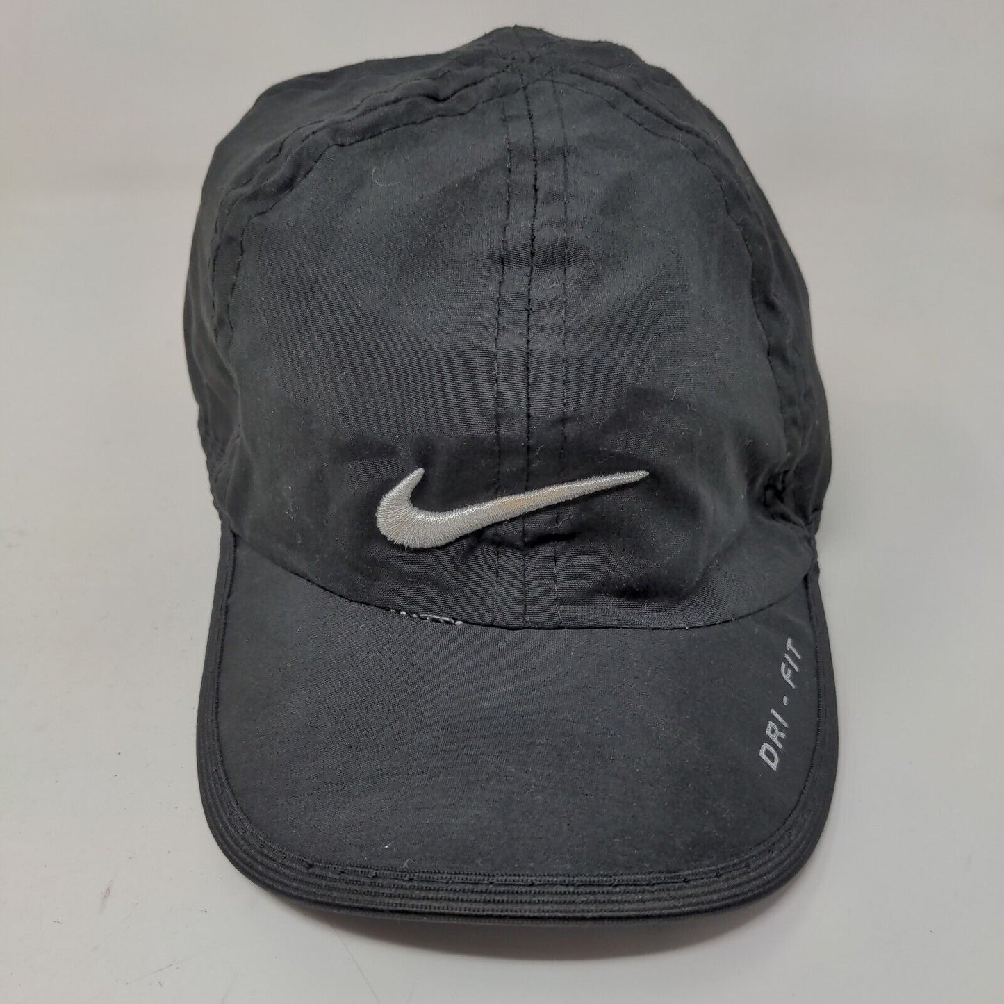 Nike Dri Fit Boy's Strapback Hat Black Adjustable Embroidered Swoosh Logo