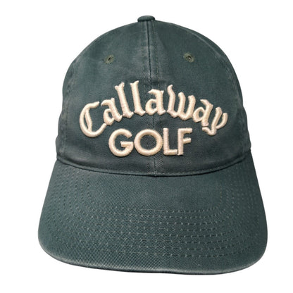 Callaway Golf Slideback Hat Green One Size Adjustable Embroidered