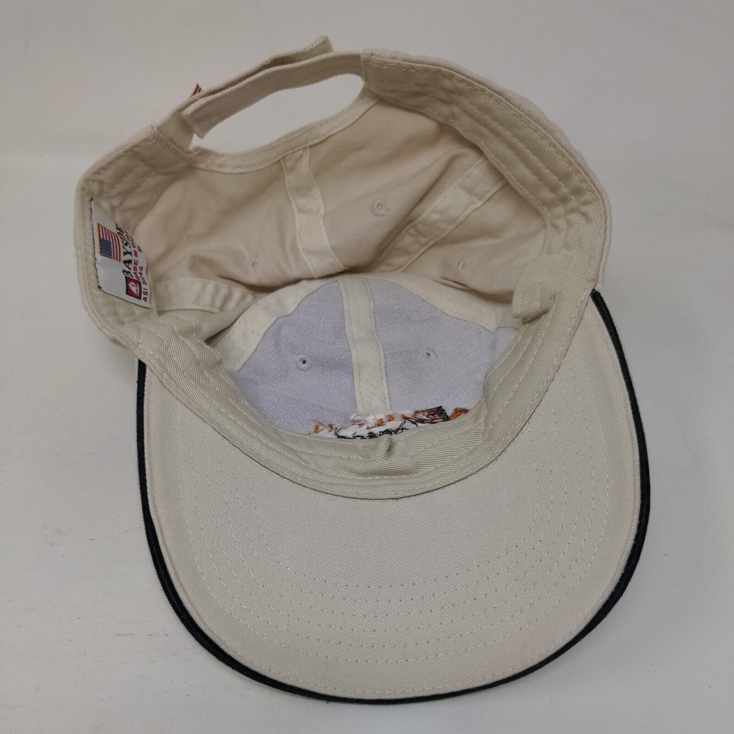 Dillon & Company Strapback Hat Cream One Size Adjustable Bayside
