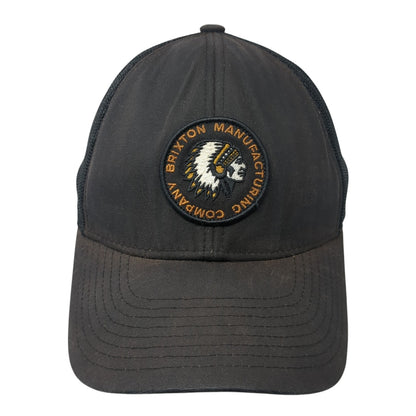 Brixton Manufacturing Company Patch Snapback Trucker Hat Black One Size