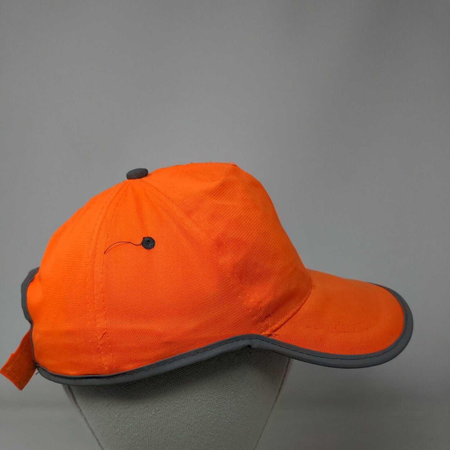 Vic Bay Headwear Strapback Hat Orange One Size Adjustable Solid